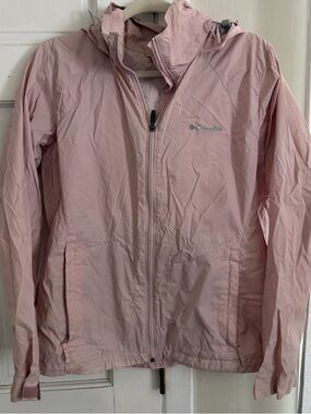 Columbia Light Pink Women's Rain Jacket